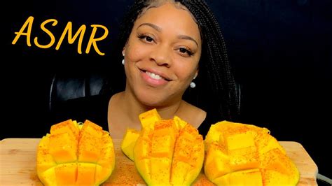 Asmr Eating Mangos With Tajin Extreme Slurping Sounds Youtube