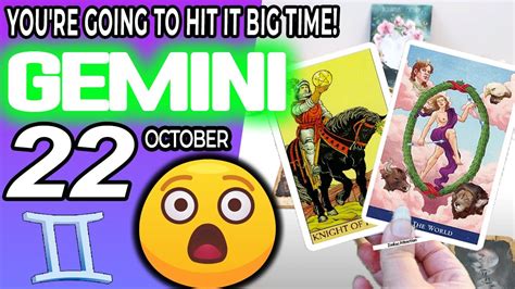 Gemini ♊ 😲youre Going To Hit It Big Time ️🏆💎 Horoscope For Today