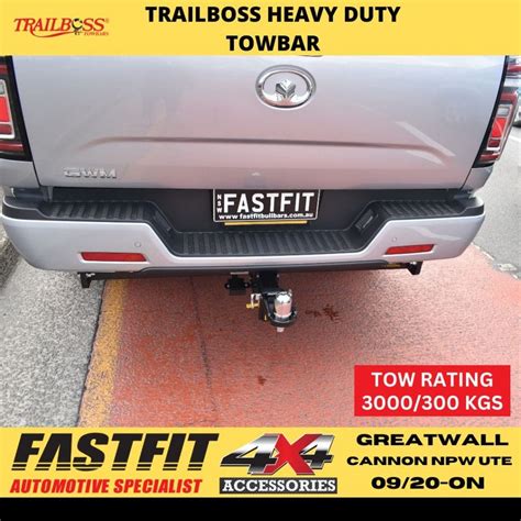 Shop Trailboss Heavy Duty Towbar To Suit Great Wall Cannon Npw Ute