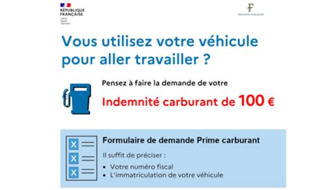 Formulaire De Demande Prime Carburant En Ligne