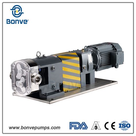 Sanitary Positive Displacement High Viscosity Transfer Rotor Lobe Pump