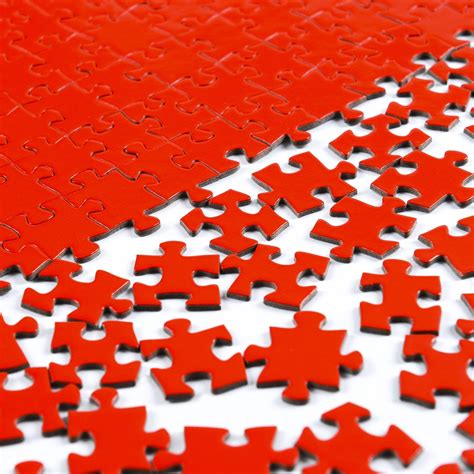 Red Puzzle Solid Color Red Puzzle Blue Kazoo