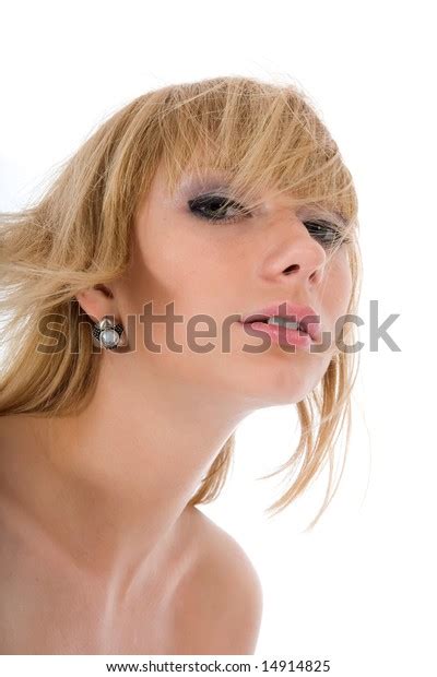 Portrait Nude Girl Green Eyes On Stock Photo Shutterstock