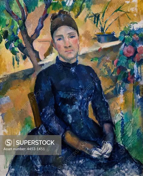 Paul Cezanne French 1839 1906 Madame Cezanne Nee Hortense Fiquet