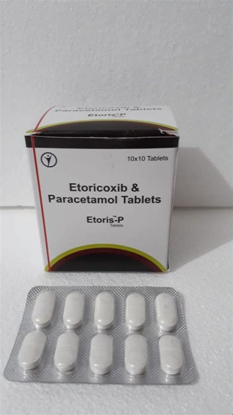 Etoricoxib Paracetamol Tablet At Rs 950 Box Etoricoxib 60mg And