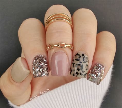 Pin By Monilovesol On U As In Feather Nails Leopard Nails