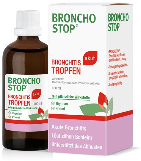 Bronchostop Bei Husten Reizhusten Schleiml Ser Behandlung