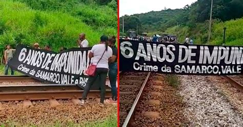 Pescadores Profissionais Fecham A Linha Férrea Da Vale Em Protesto