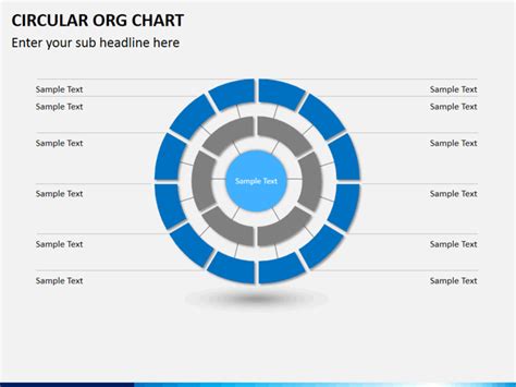 Circular Org Chart Powerpoint Template Sketchbubble