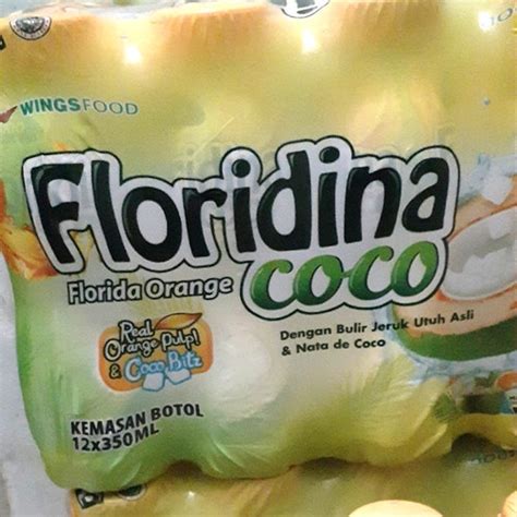 Jual Floridina Coco 1 Dus 350ml Isi 12 Botol Minuman Jeruk Air Kelapa