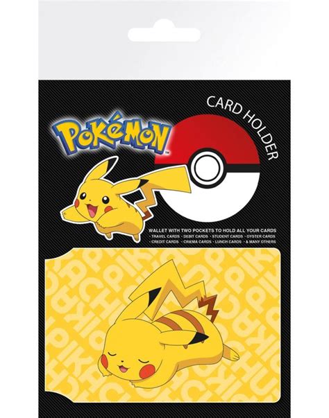 Pok Mon Resting Pikachu Card Holder Pikachu Pokemon Varum Rke