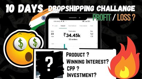 Indian Dropshipping Challenge For Days Revealed Youtube