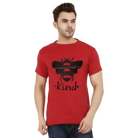 Buy Trendy Rabbit 180 GSM With Bio Wash 100 Cotton T Shirt Mens Be