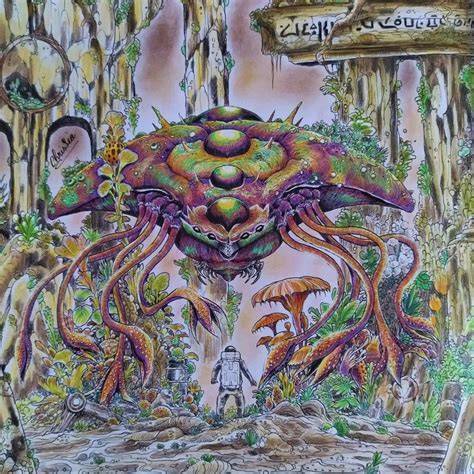 Pingl Par Aline S Ferreira Sur Kerby Rosanes Alien Worlds Coloriage