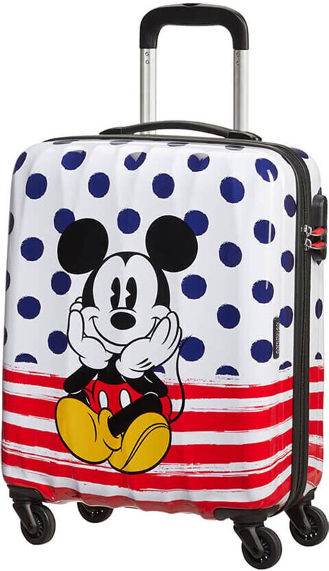 American Tourister Disney Legends 4 Wheel Trolley 55 Cm Mickey Blue