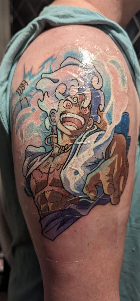 Luffy Gear 5 tattoo by Sabstar. Birmingham, UK : r/OnePiece