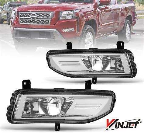 Pair Fog Lights For 2022 2023 Nissan Frontier OEM Front Fog Light