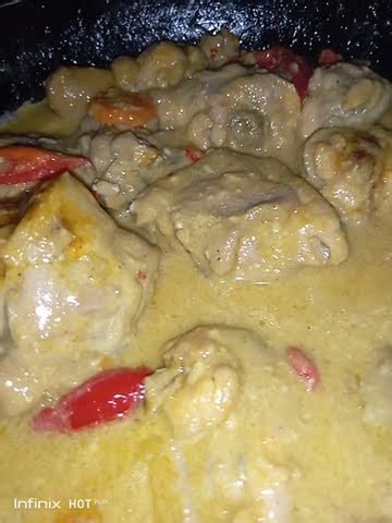 Chicken Curry With Coconut Milk And Evaporated Milk Ginataang Manok Na