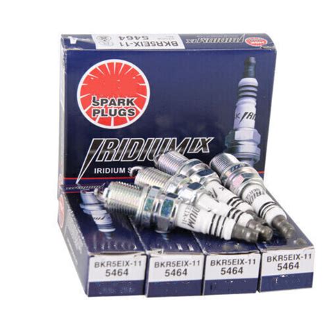 4pcs Iridium Spark Plugs BKR5EIX 11 5464 For GEO HYUNDAI KIA MAZDA