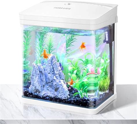 Nobleza Aquarium En Verre Avec Couvercle Et Lumi Res Led Complet