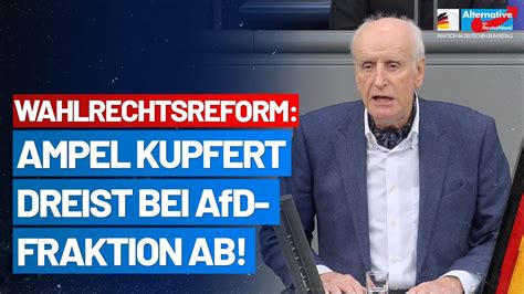 Wahlrechtsreform Ampel Kupfert Dreist Bei AfD Fraktion Ab Albrecht