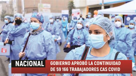 Congreso Aprueba Por Insistencia Cambio De Contrato Cas Covid A Cas