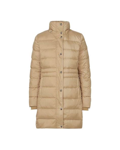 Tommy Hilfiger Womens Essential Tyra Down Jacket In Beige Natural For