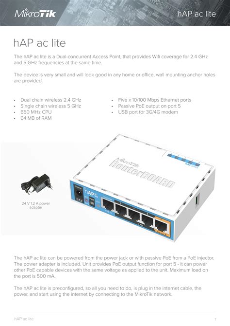 MikroTik HAP AC Lite by Simplifi Networks - Issuu