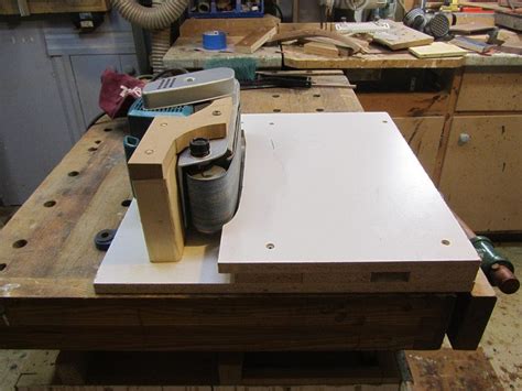 Belt Sander Stationary Table By Woodbridge Lumberjocks