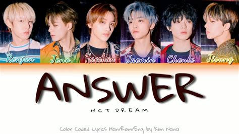 How Would NCT DREAM Sing Answer By Ateez YouTube