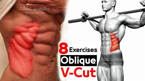 V Cut Abs Workout Best 8 Oblique Exercise Youtube