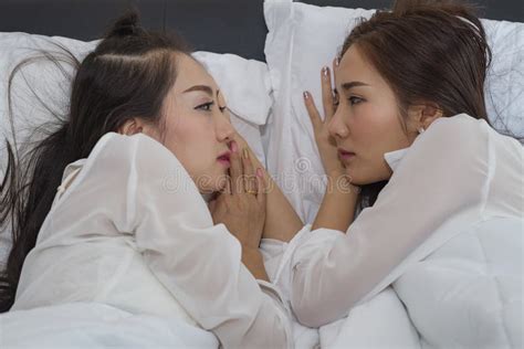 Lesbian Couple Stock Photo Image Of Caucasian Face 84122008