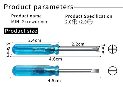 Flat Head Screwdriver Size Chart Fashionable Design | americanprime.com.br