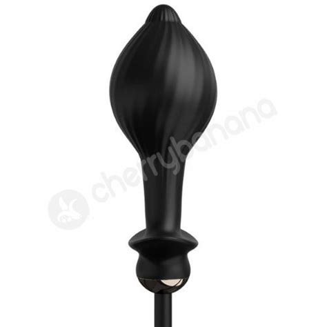 Buy Anal Fantasy Elite Black 4 Auto Throb Inflatable Vibrating Plug Online