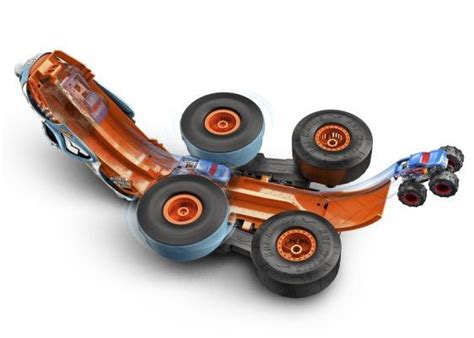 Mattel Hot Wheels Monster Trucks átalakítható távirányítós autó Rhinomite HPK27