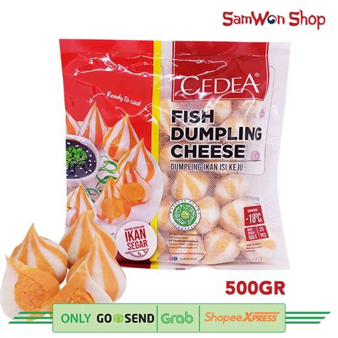 Jual CEDEA FISH DUMPLING CHEESE 500 GRAM FROZEN FOOD IKAN OLAHAN