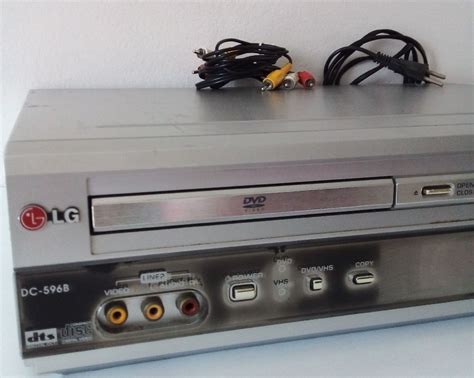 Aparelho Dvd Vhs Dc B Lg Completo Antigo Produto Vintage E Retro