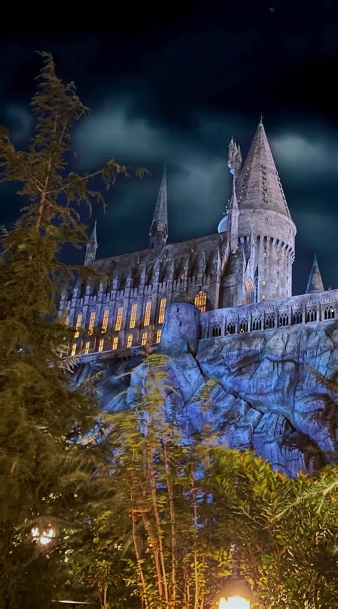 Hogwarts Castle At Night Artofit