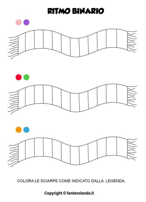 Attivit Logico Matematiche Per L Inverno Ritmi Di Colori Fantavolando