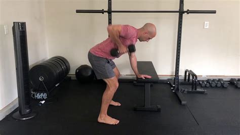 Single Arm Bent Over Row Youtube