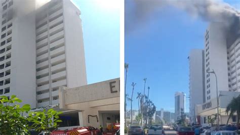 Se Registra Incendio En Hotel Emporio De Acapulco