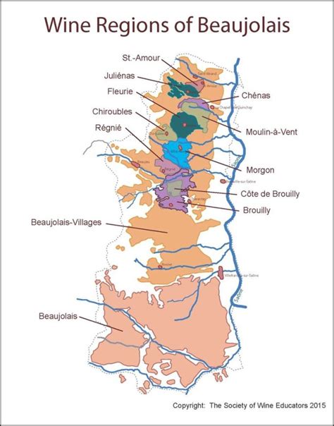 Revista Eno Estilo Mapas Do Vinho Regi O De Beaujolais Fran A