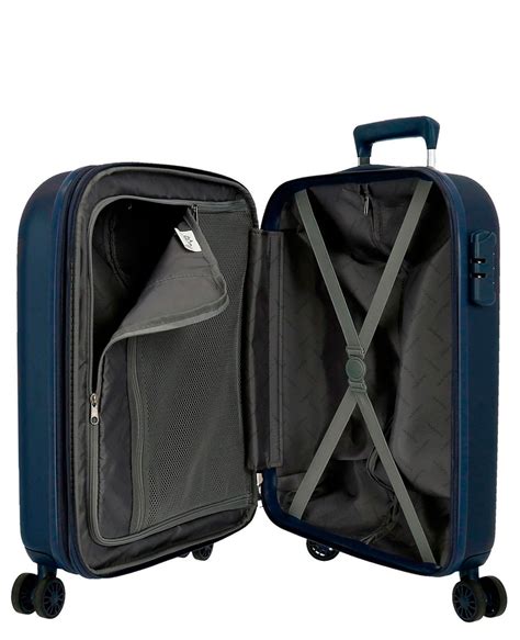 Maleta De Cabina Expandible Movom Riga Azul Marino 55 Cm Maletia