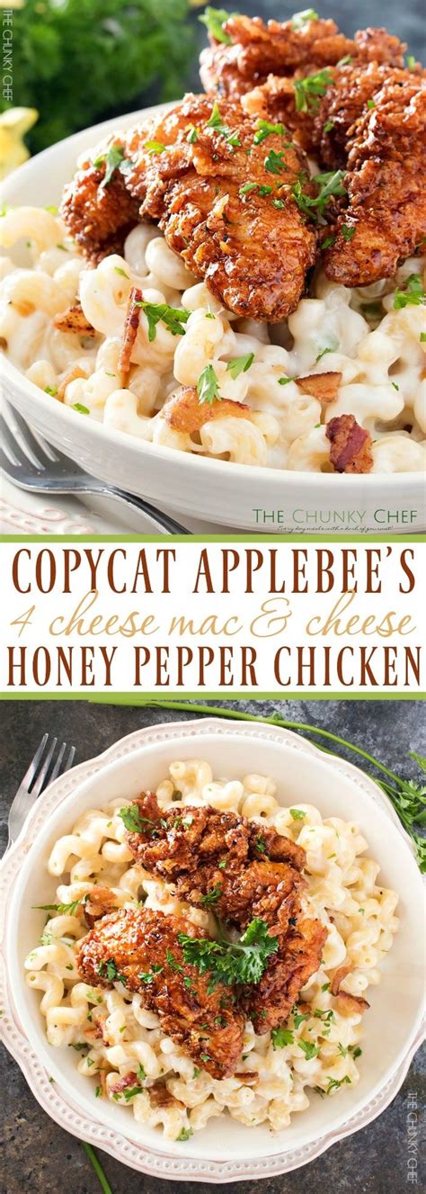 Applebees 4 Cheese Mac And Cheese With Honey Pepper Chicken Recipe