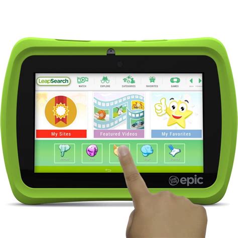 Leapfrog Epic 7 Android Based Kids Tablet 16gb Green