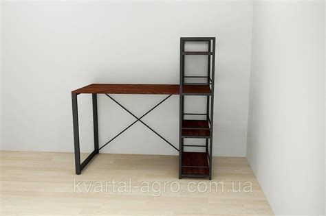 Письменный Стол Ferrum-decor Конект C Этажеркой 75x120x60 См Венге ...