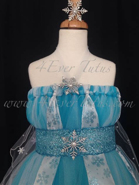 Queen Elsa Frozen Inspired Tutu Dress