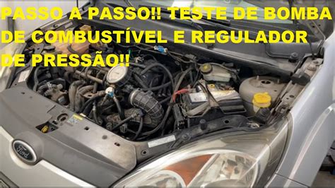 COMO TESTAR BOMBA COMBUSTÍVEL E REGULADOR DE PRESSÃO FORD FIESTA KA