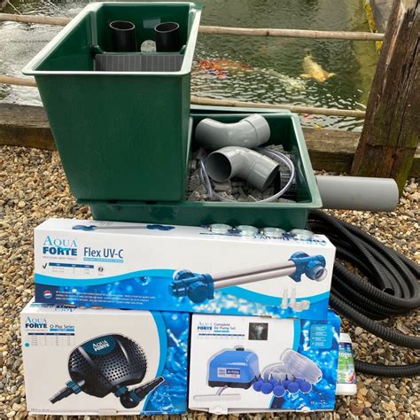 Kit Complet De Filtration Shark Kit Filtration Pour Bassin Koi Aquakoi