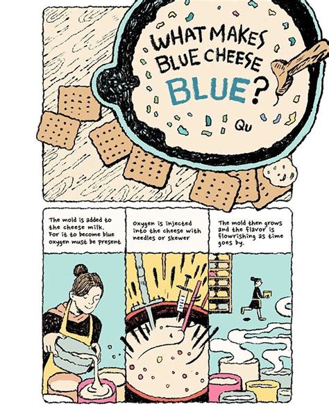 Qucomics En Instagram Why Blue Cheese Is Blue 👋🏻 Hi Im Qu